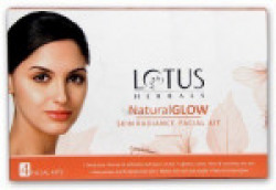 Lotus Natural Glow Skin Radiance Facial Kit(Set of 4)