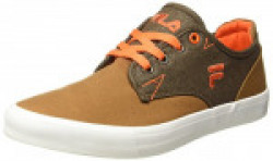 Fila Men's Hank Coffee/Orange Sneakers - 11 UK/India (45 EU)(11005411)