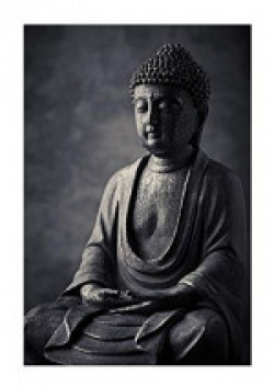 Friends Office Automation Unframed Canvas Lord Buddha  Paintings (Canvas,12 x 18 Inch)