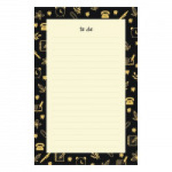 Chambers of Ink Premium Figures To Do Notepad List Organizer Planner - 6.5 x4.25  (Multicolor)