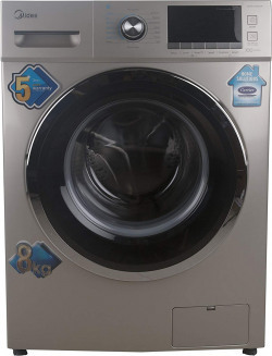 Midea 8 kg Fully-Automatic Front Loading Washing Machine (MWMFL080CDR, Golden)