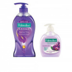 Palmolive Aroma Absolute Relax Body Wash Shower Gel, 750ml with Free Palmolive Naturals Liquid Hand Wash, Black Orchid, 250ml