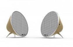 Altec Lansing Twin Bluetooth Speakers - Light Wood