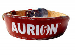 Aurion Leather Weight Lifting Belt Body Fitness Gym Back Support Power Lifting Belt (XL (38  - 44 ))