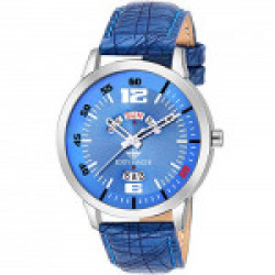 Eddy Hager Blue Day and Date Men's Watch EH-133-BL