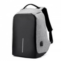 Maxxlite Grey Anti Theft Laptop Backpack Bag for Men & Women with Inbuilt USB Charging Point