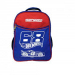 Hot Wheels Red School Backpack (MBE-MAT437)