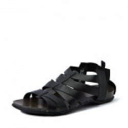 Amazon Brand- Symbol Men's Black Sandals - 8 UK/India (42 EU)(AZ-KY-321B)