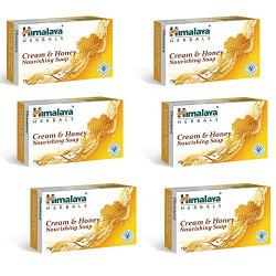 [Apply 12% OFF] Himalaya Herbals Honey and Cream Soap, 125g (Pack of 6)