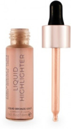 Makeup Revolution Liquid Highlighter Liquid  Highlighter(Bronze Gold)