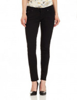 Lee Women's Skinny Jeans (L236722482JY034030_Jet Black_34)