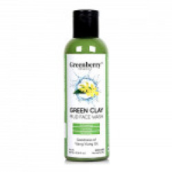 Greenberry Organics Green Clay Mud Face Wash, 100ml