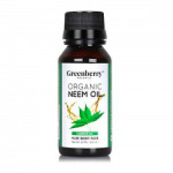 Greenberry Organics Organic Neem Oil | 100% Organic | 100% Natural | Body Hair and Face (50 ML)