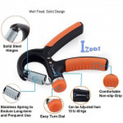 Izoo Adjustable Hand Gripper - Exerciser Strengthener Hand Exerciser Resistance 10Kg To 40Kg For Gym,Strong Wrist, Finger, Forearms