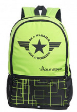 POLE STAR  HERO  32 Lt Green Black Casual Backpack I bagpack
