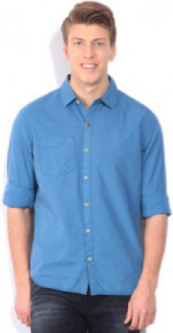 WROGN Men's Casual Blue Shirt