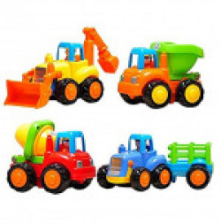 Playking™ Huile Toys Happy Engineering Unbreakable Automobile Car (Set of 5)