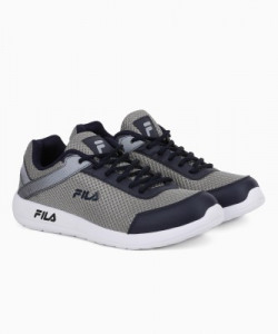 Fila DOMINIC II Running Shoes For Men(Grey, Navy)