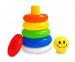 First Smile Junior Smiley Stacking Multicolour 5 Rings for Toddlers
