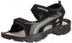 Power Men's Stricker Black Athletic and Outdoor Sandals - 10 UK/India (44 EU)(8616030)