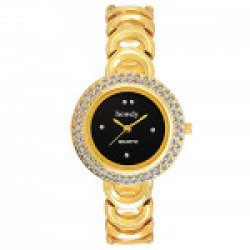 Howdy Analogue Gold Dial Women's Watch -ss1093