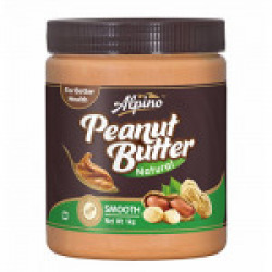 Alpino Natural Peanut Butter Smooth 1Kg (Unsweetened)