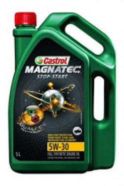 Castrol MAGNATEC STOP-START 5W-30 API SN Full Synthetic Engine Oil for Petrol, CNG and Diesel Cars (5 L)