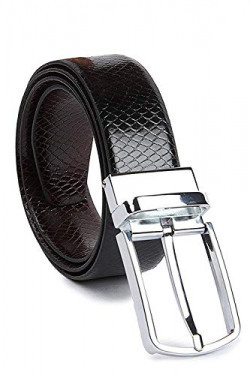 Kesari Men's Leather Belt (Brown, 30)