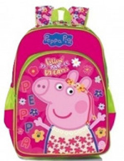 Viacom18 Pink School Backpack (MBE-PP0107)