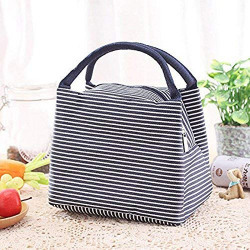 Getko With Device Canvas Cute Insulated Thermal Cooler Lunch Tote Storage Bag (Multicolour)