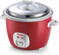 Prestige CUTE 1.8-2 Electric Rice Cooker with Steaming Feature(1.8 L, Silky Red)