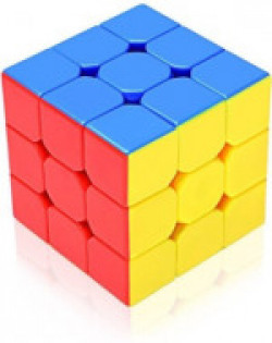 Miss & Chief Stickerless 3x3x3 High Speed Magic Rubik Cube(1 Pieces)