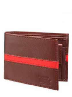 TSX Men's Brown Faux Leather Wallet