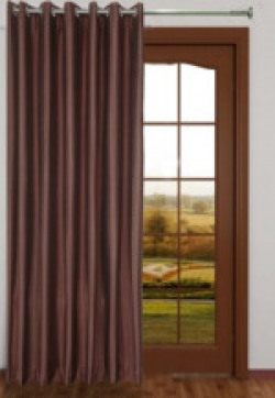 Panipat Textile Hub 150 cm (5 ft) Polyester Window Curtain Single Curtain(Floral, Pink)