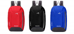 Sassie 3 Pcs Combo of Kids Series 10 LTR Casual Backpack I Bagpack (Pack of 3) (Red, Blue & Black)(SSN-1098)