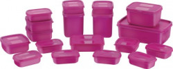 Mastercook Combo Packs  - 7170 ml Polypropylene Grocery Container(Pack of 18, Purple)