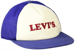 Levi's Men's Cap (77136-0429_White & Blue_One Size)