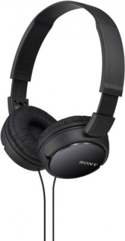 Sony ZX110 Wired Headphone(Black, On the Ear)