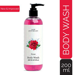 Sage Apothecary Rose Body Wash, 200ML