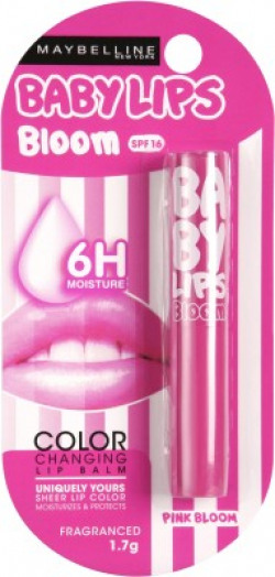 Maybelline Baby Lips Bloom Color Changing Lip Balm Pink Blossom(Pack of: 1, 1.7 g)