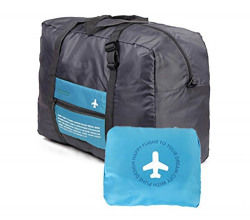PackNBuy Blue Fabric Foldable Travel Bag