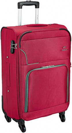Princeware Basel Polyester 58 cms Maroon Softsided Cabin Luggage (6735 -MR)