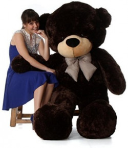 Mrbear Cute Bootsy Coffee 152 Cm 5 feet Huggable And Loveable For Someone Special  Teddy Bear  - 152 cm(Coffee)