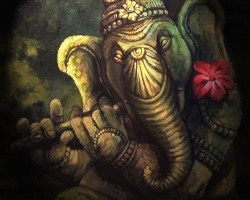Posterboy 'Ganesha-Flute' Poster (30.48cm x 38.1cm, Dev072)