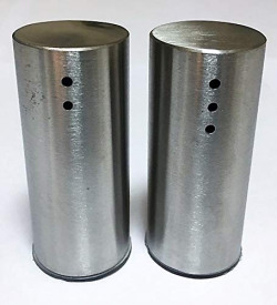HMSTEELS Stainless Steel Round Design Salt and Pepper Set