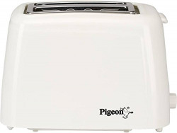 Pigeon 2-Slice Auto 700-Watt Pop-up Toaster (White)