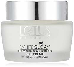 Lotus Herbals Whiteglow Skin Whitening And Brightening Gel Creme, SPF-25, 60g