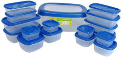 Princeware SF Packing Container, 17-Pieces, Blue
