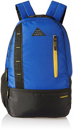 Gear 24 Ltrs Royal Blue and Yellow Casual Backpack (LBPPROSR21012)
