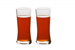 Iveo Chill Beer Glass Set, 425 ml, Set of 2, Clear